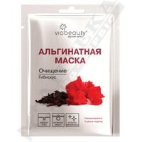 Маска Via Beauty Очищающая альгинатная для лица з экстрактом Гибискуса