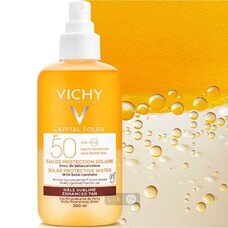 Спрей Vichy Капиталь Солей солнцезащ.водный двухфазный с бета-каротином SPF50 200мл