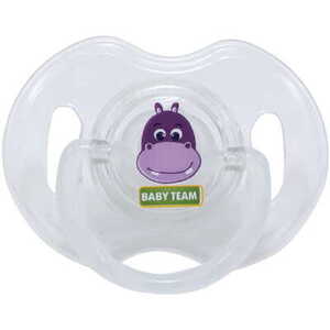 Пустышка Baby Team 3100 силиконовая ортодонтическая 0+ TRITAN-пластик