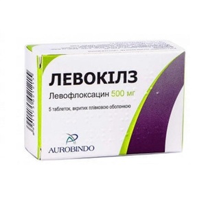 Левокилз таблетки по 500 мг 5 шт.