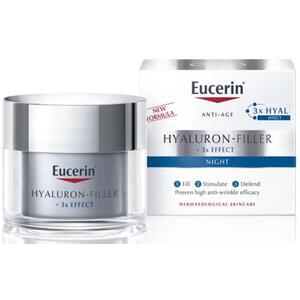 Крем Eucerin 63486 Гиалурон-Филлер +3x Эффект ночной против морщин д/всех типов кожи 50мл