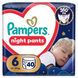 Підгузки-трусики Pampers Pant Night Гігант (15+ кг) Джамбо 40шт №1