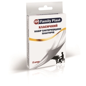 Лейкопластырь FP Family Plast набор мед. бактериц. Классический №15