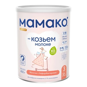 Суміш Мамако 3 PREMIUM 12+ міс. 400г