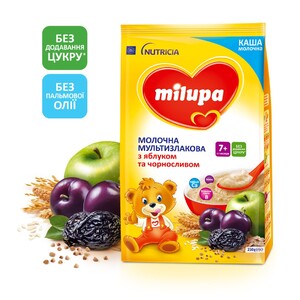 Каша Milupa мультизлак.яблуко та чорнослив мол.7+міс. 210г