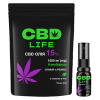Каннабидиол CBD life масло 15% спрей флак.10мл Мята