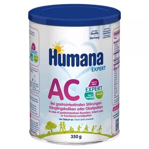 Суміш Humana АС Експерт при дитячих шлунково-кишкових розладах, коліках та запорах 350г