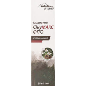 Синумакс фито спрей назал. фл. 25 мл тм Solution Pharm