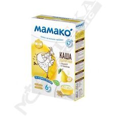 Каша Мамако пшенична груша-банан на козячому молоці 200г
