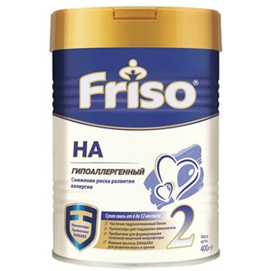 Суміш Friso HA 2 суха мол.від 6 до 12 міс.400г