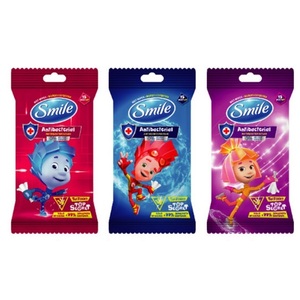 Салфетки влажные Smile Фиксики №15