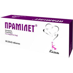 Прамілет табл. 5мг/20мг №30