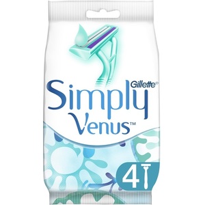 Бритва Gillette Simply Venus 2 Станки женские одноразовые 4 шт.