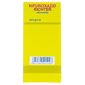 Нифуроксазид суспензия 220 мг/5 мл по 90 мл во флаконе 1 шт. - GedeonRichter
