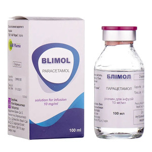 Блімол розчин для інфузій 10 мг/мл по 100 мл у флаконі