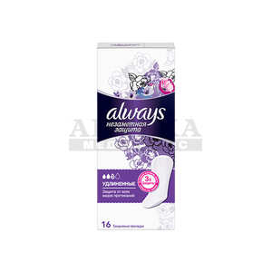 Прокладки Always щоденні Непомітний Захист Large Single №16