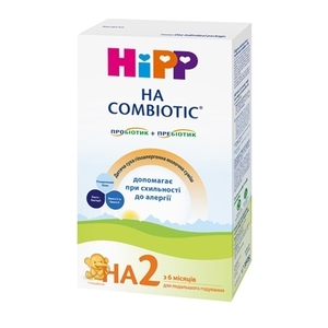 Суміш HiPP Combiotik-2 суха молочна HA гіпоалергенна 350г