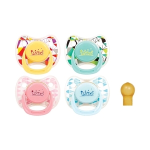 Пустышка Lindo латекс.круглая 12+мес.