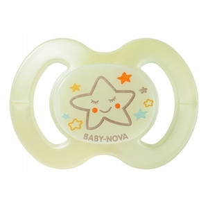 Пустышка Baby-nova 3962477 сил.ортод.Ночная р.1, 1шт