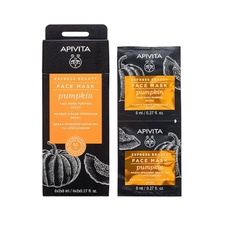Маска Apivita EXPRESS BEAUTY Детокс для очищения кожи лица с тыквой 2х8 мл