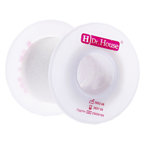 Лейкопластрь H Dr.House катушка нетканая основа 5 см*5 м пластмасовая упаковка