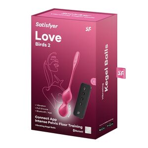 Вагинальные смарт-шарики с вибрацией SATISFYER LOVE BIRDS 2