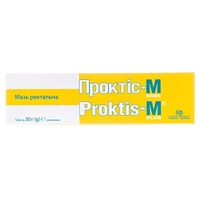 Проктис-М плюс мазь рект. туба 30г
