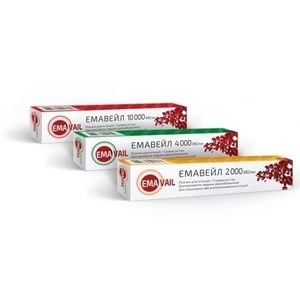 Эмавейл раствор для инъекций 2000 МЕ по 1 мл в шприцах 1 шт.