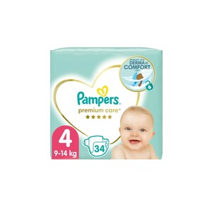 Підгузники Pampers Premium Care Максі 9-14 кг №34