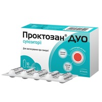 Проктозан ДУО супп.ректал. №10