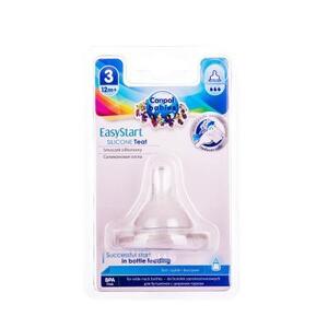 Соска Canpol 21/722 EasyStart силиконовая с широким отверствием быстрая 1 шт