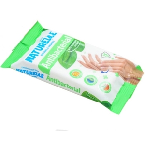 Салфетки влажные NATURELLE antibacterialn подорожник №15