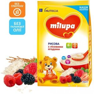 Каша Milupa мол.рисова з лісовими ягодами 210г