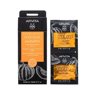 Маска Apivita EXPRESS BEAUTY Детокс для очищения кожи лица с тыквой 2х8 мл