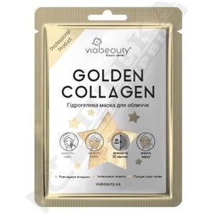 Маска Via Beauty Гидрогелевая для лица с 24К био-золотом