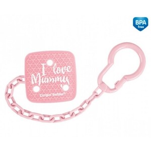 Ланцюжок Canpol 2/434 тримач для пустушки  I Love Mummy