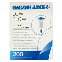 Ланцеты HAEMOLANCE Plus LOW FLOW стер.25G №200