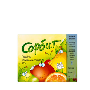 Сорбит пищевой порошок по 125 г в пачке 1 шт.