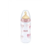 Бутылочка Nuk First Choice Plus 3952783 пластик 300 мл + соска лат. М р.1