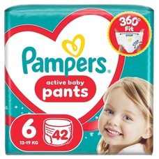 Підгузки-трусики Pampers Pants Giant (15+ кг) однор. Джамбо 42шт №1