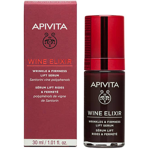 Сироватка-ліфтинг Apivita WINE ELIXIR для боротьби зі зморшками та підвищення пружності 30мл