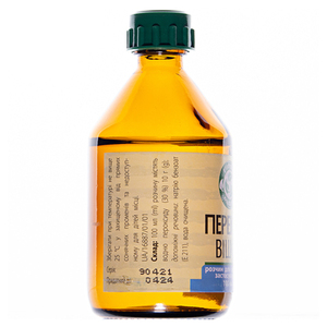 Перекис водню розчин 3% по 100 мл у скляному флаконі 1 шт. - Вішфа