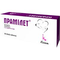 Прамилет табл. 5мг/20мг №30