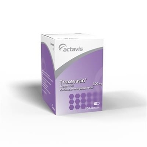 Троксевазин капсулы по 300 мг 100 шт. (10х10)