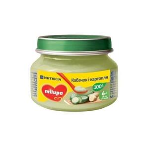 Пюре Milupa овощное Кабачок с 4 мес 80г