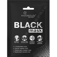Маска-пленка Via Beauty Очищающая Black Mask с бамбуковым углем
