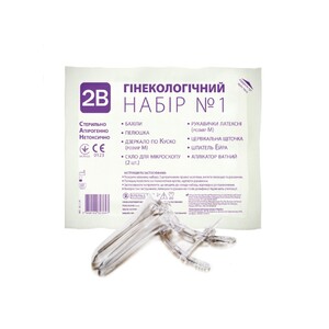 Набор 2В гинекологический стерильный №1