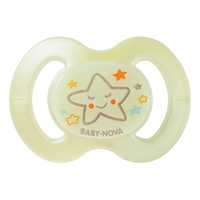 Пустышка Baby-nova 3962477 сил.ортод.Ночная р.1, 1шт
