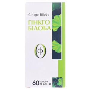 Гинкго-Билоба Фармаком табл.0,4г №60