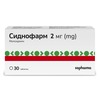 Сиднофарм таблетки по 2 мг 30 шт. (10х3)